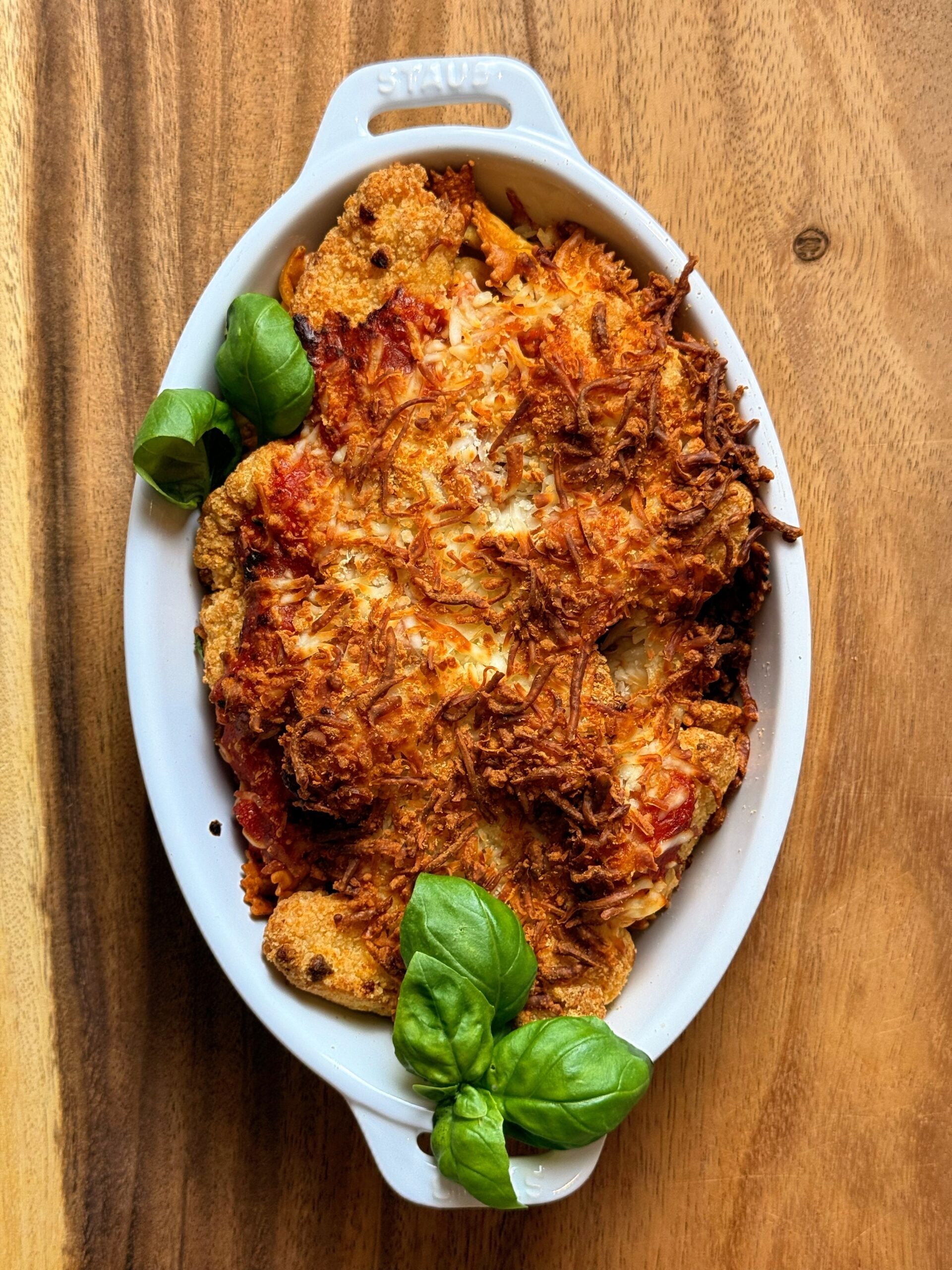 air fried chicken parm pasta