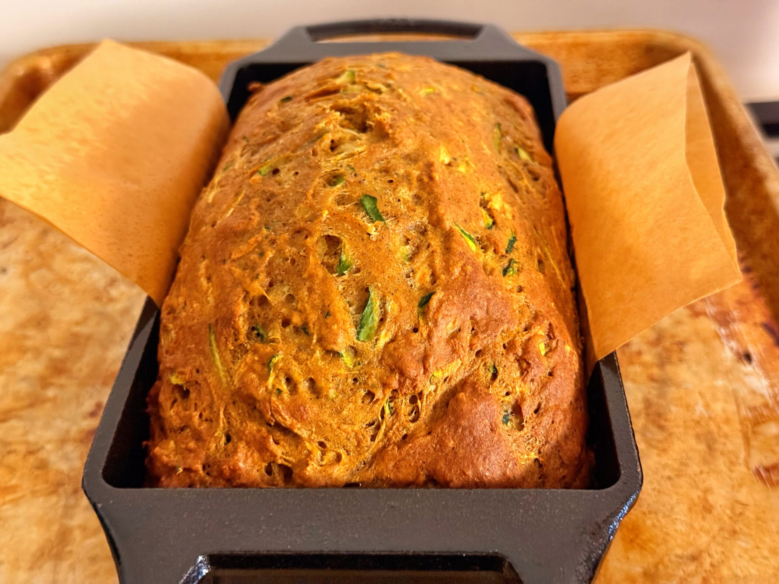 baked high protein zucchini bread