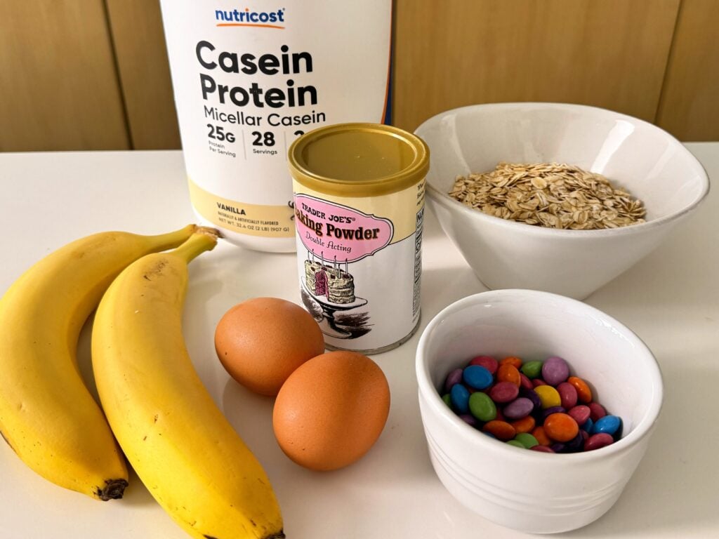 banana oat protein breakfast cookie ingredients