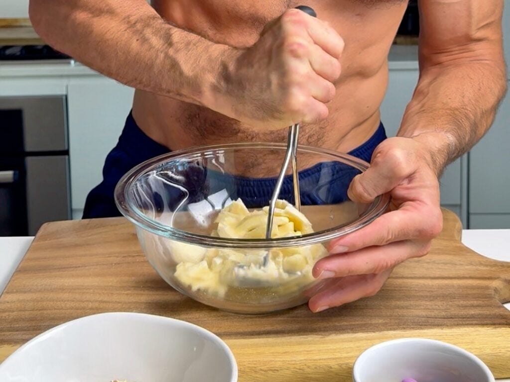 banana oat protein breakfast cookie smashing banana