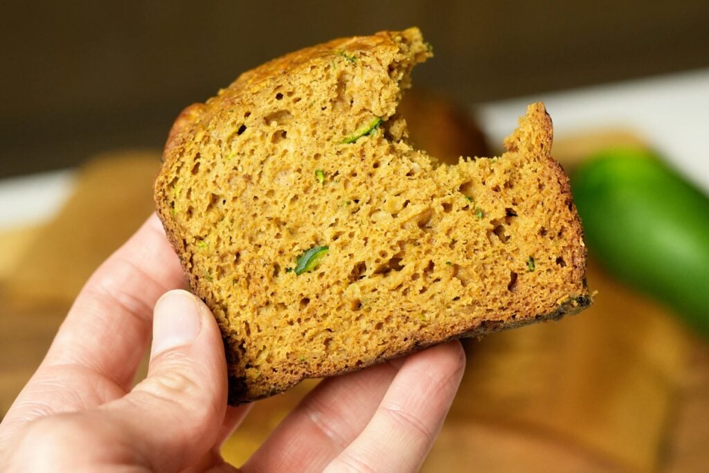 bitten high protein zucchini bread