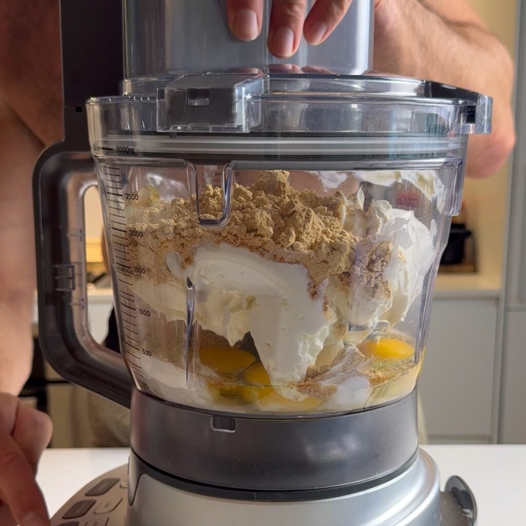 blending ingredients