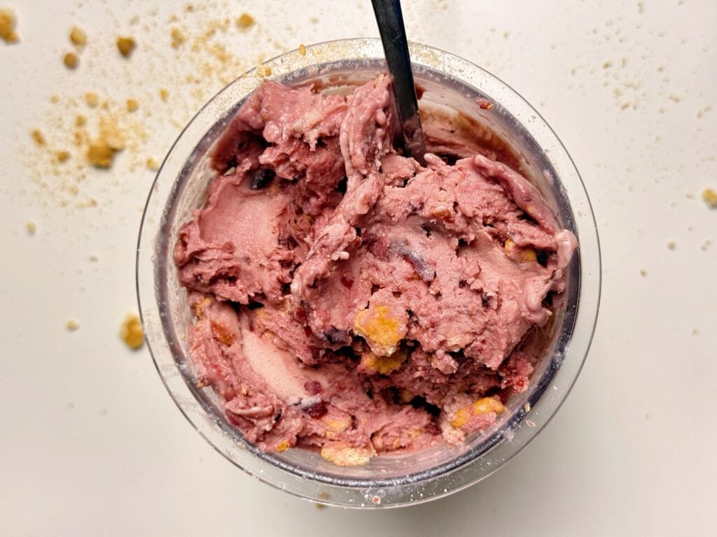 cherry cheesecake ninja creami high protein