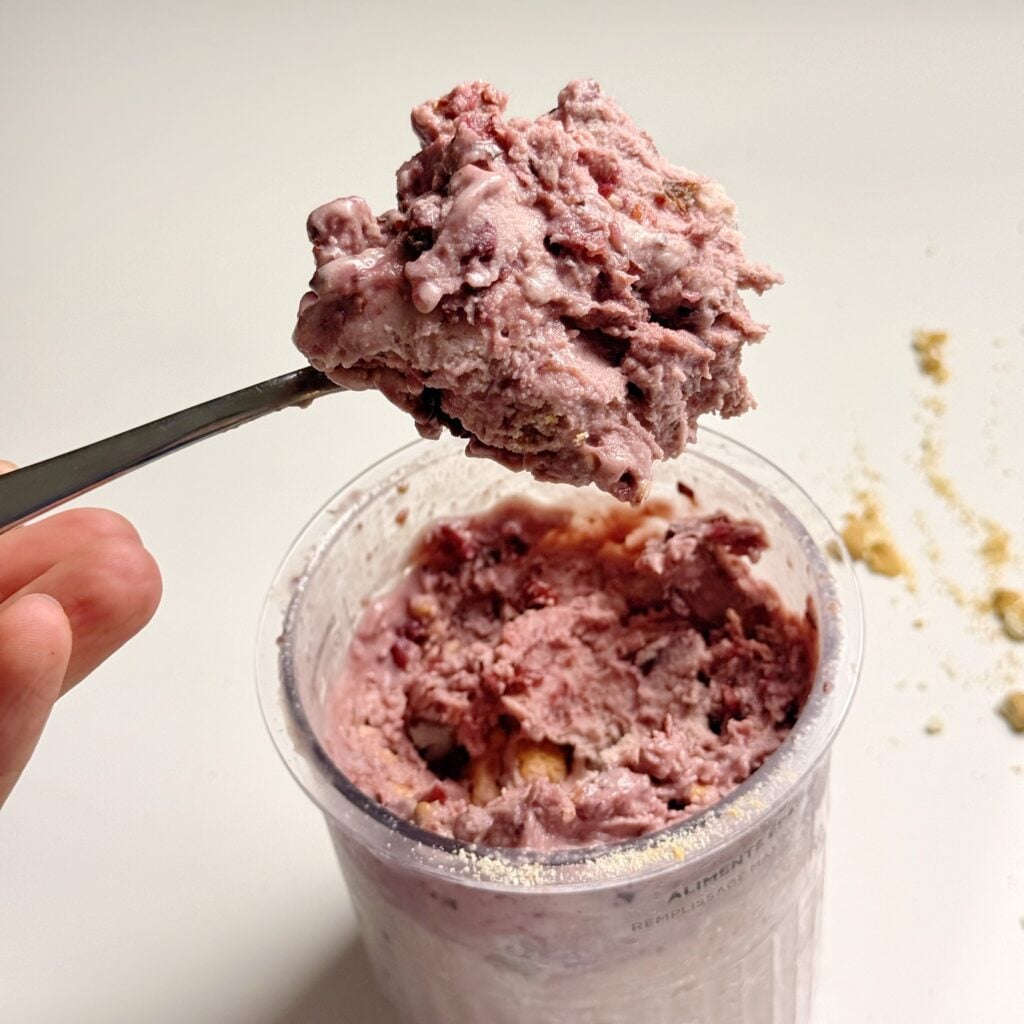 cherry cheesecake ninja creami spoonfull