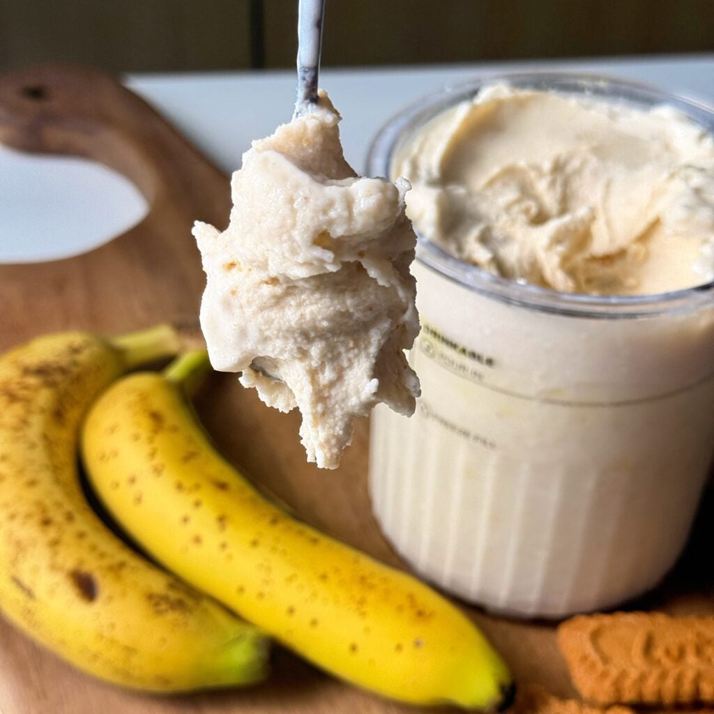 chunky high protein banana cream pie ninja creami