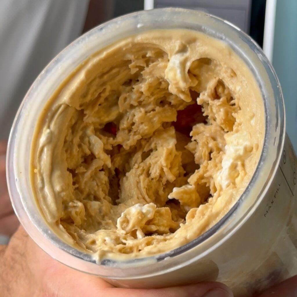 close up fluffernutter creami