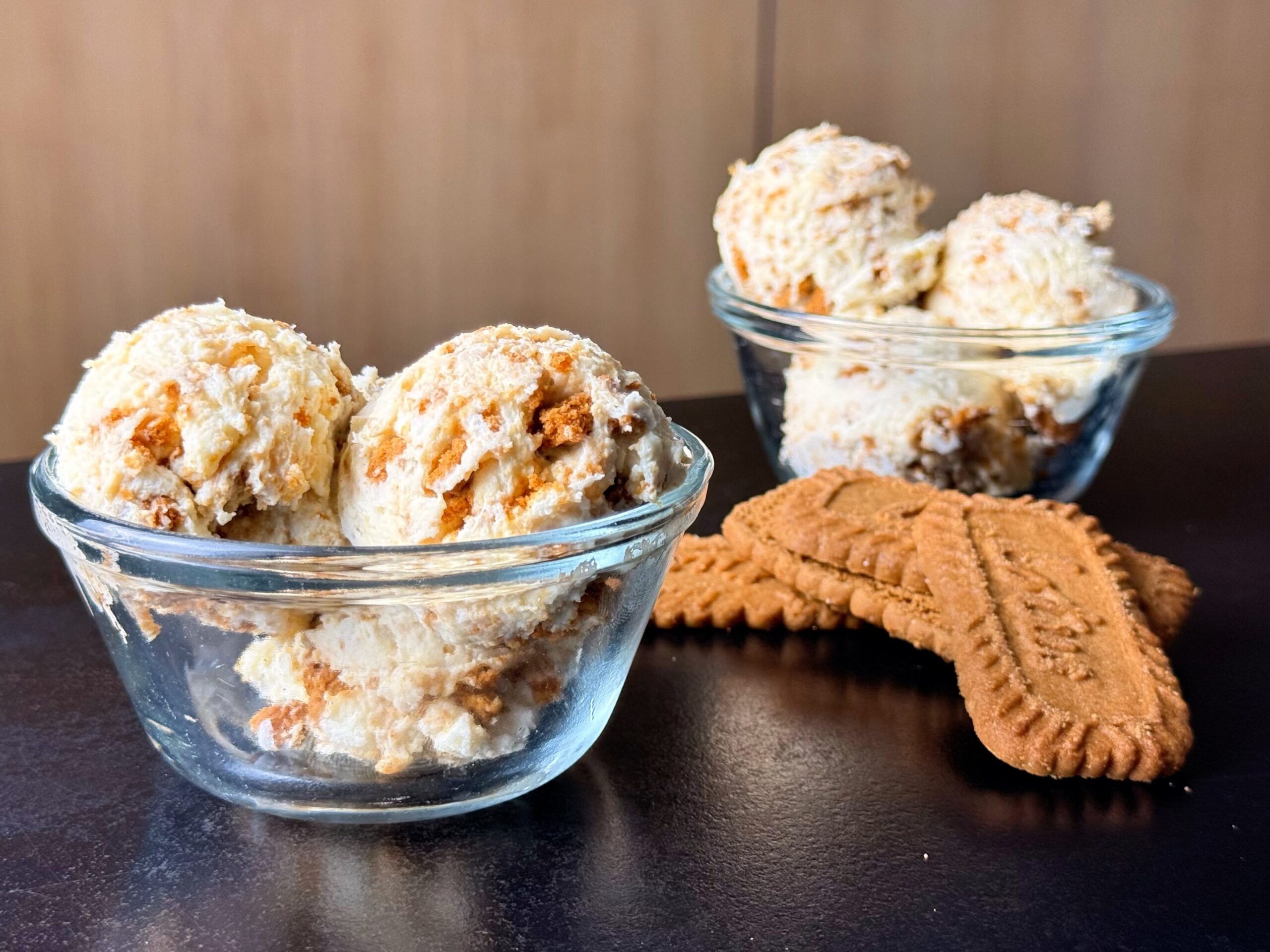 finished biscoff fluffy yogurt duo