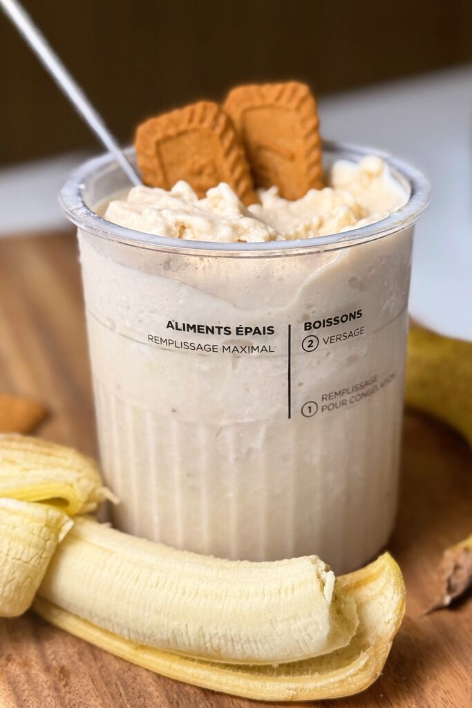 finished creami banana cream pie