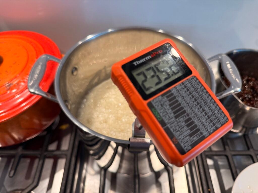 getting the fudge to temp