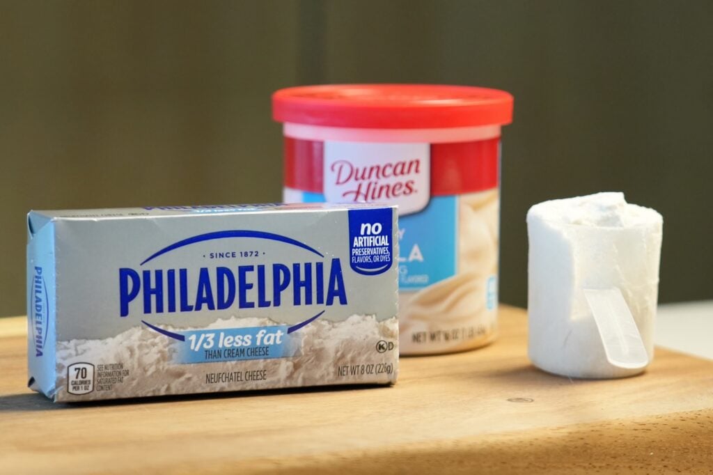 high protein cream cheese frosting ingredients
