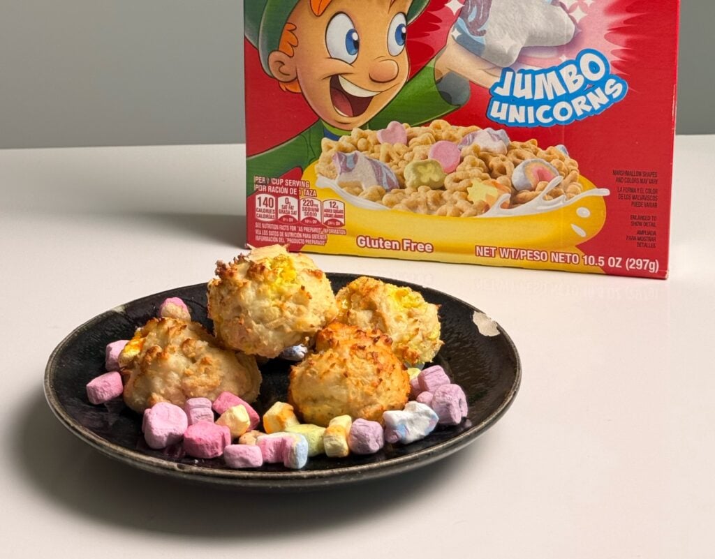 high protein donut holes on table