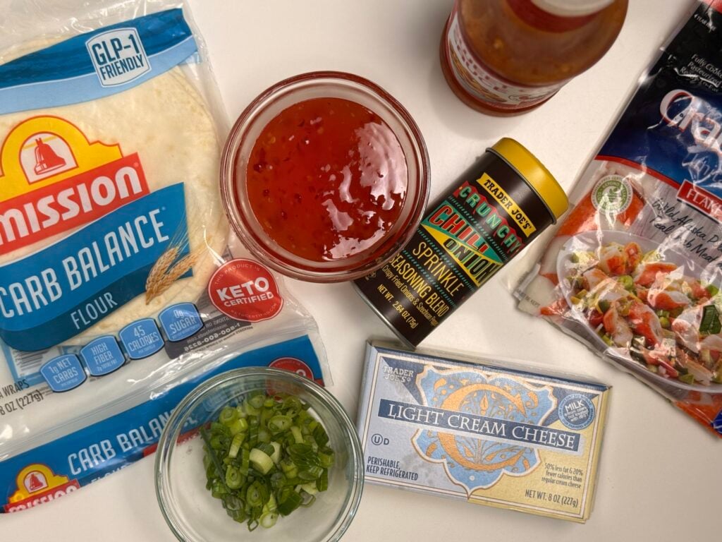 high protein low carb crab rangoons ingredients