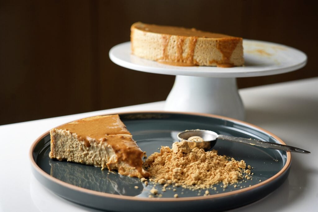 high protein peanut butter cheesecake