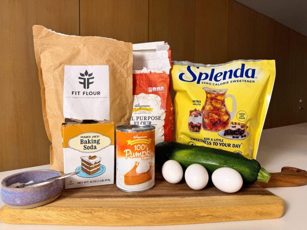 high protein zucchini bread ingredients