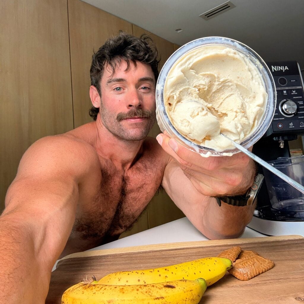 Jacob and his high protein banana cream pie ninja creami