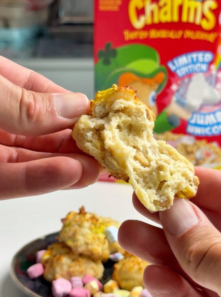 lucky charms high protein donut holes inside