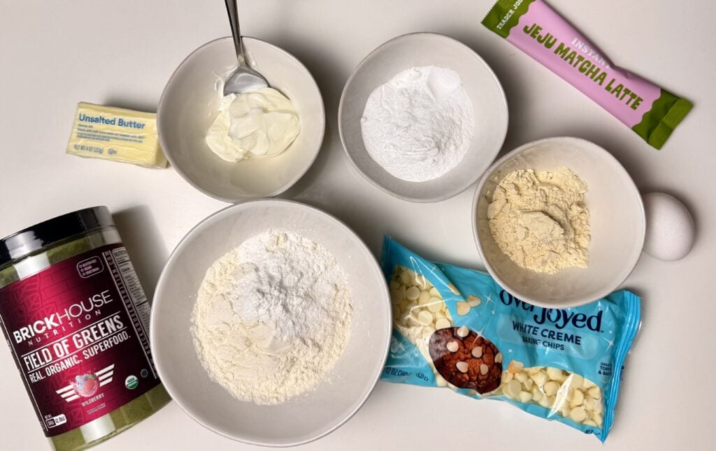 matcha cookie ingredients