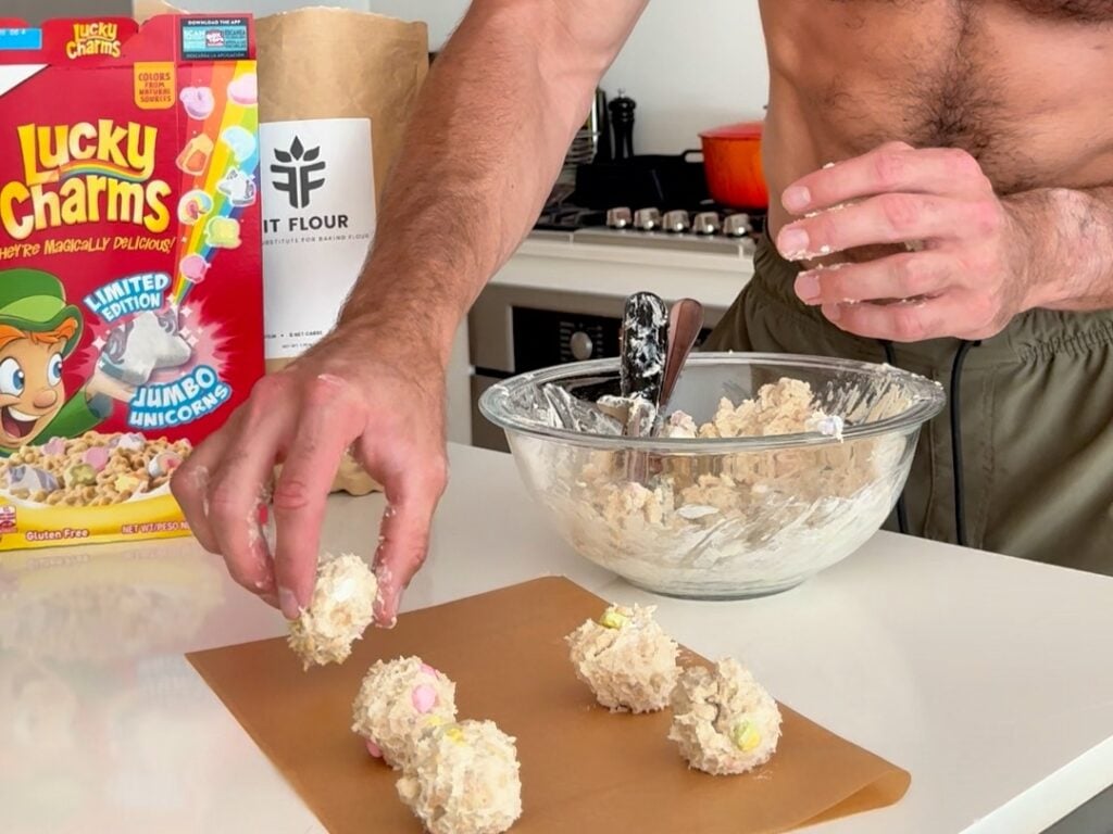 rolling the balls