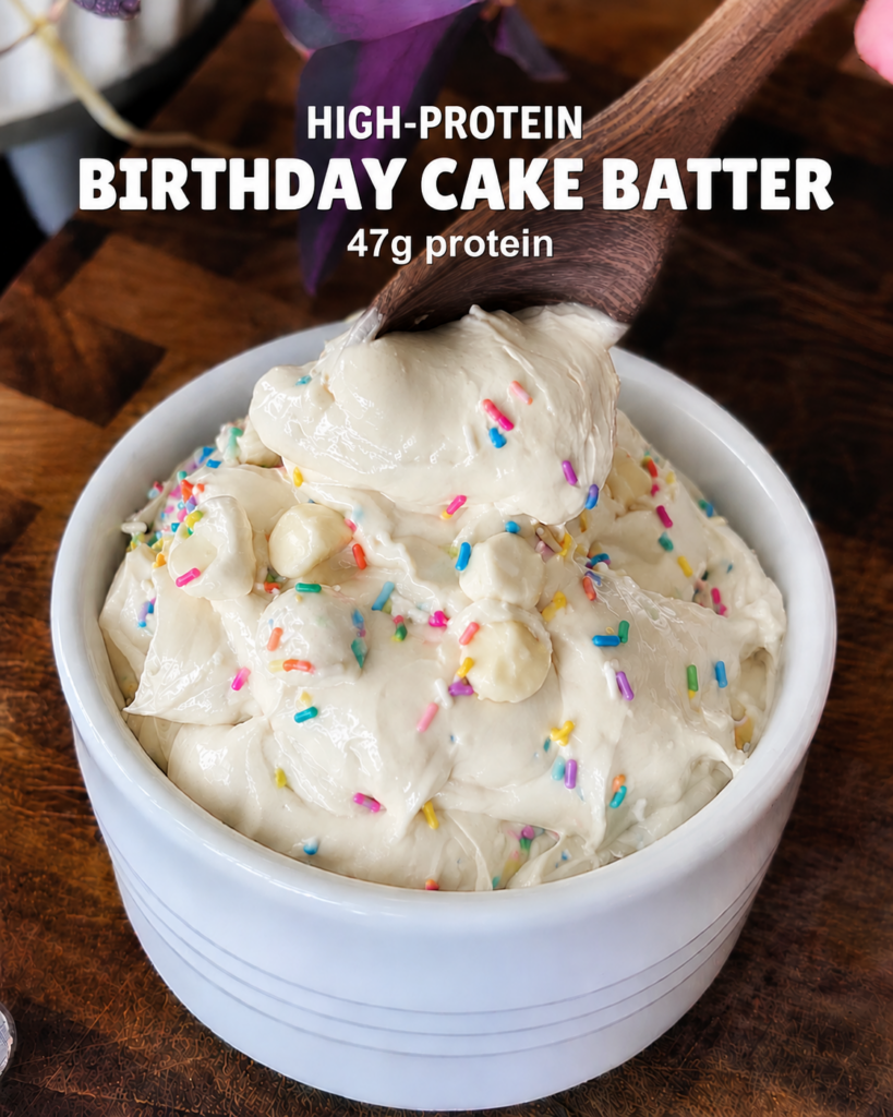 birthday cake brownie batter title image