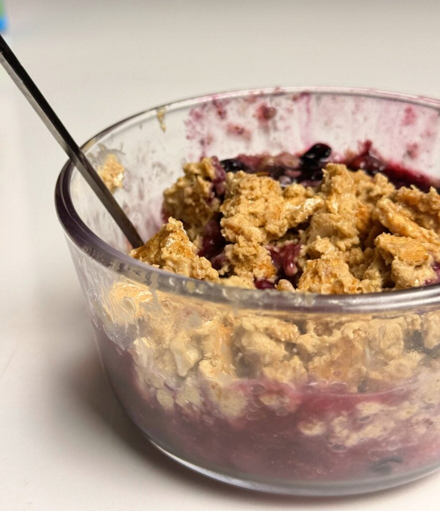 close up of the cobbler