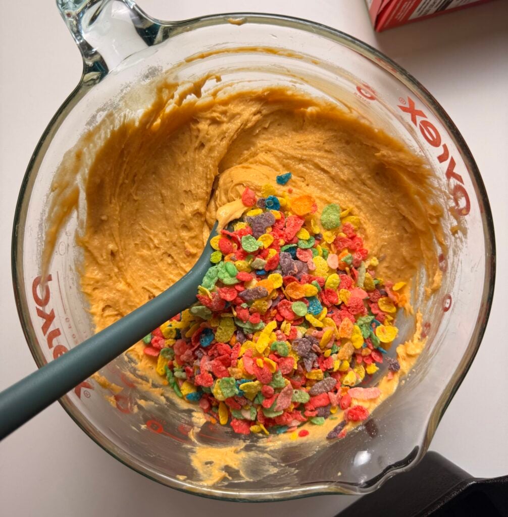 folding fruity pebbles