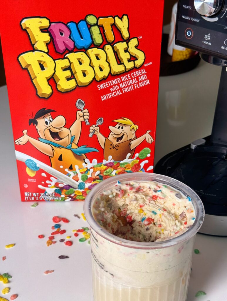 fruity pebbles protein ninja creami with machine