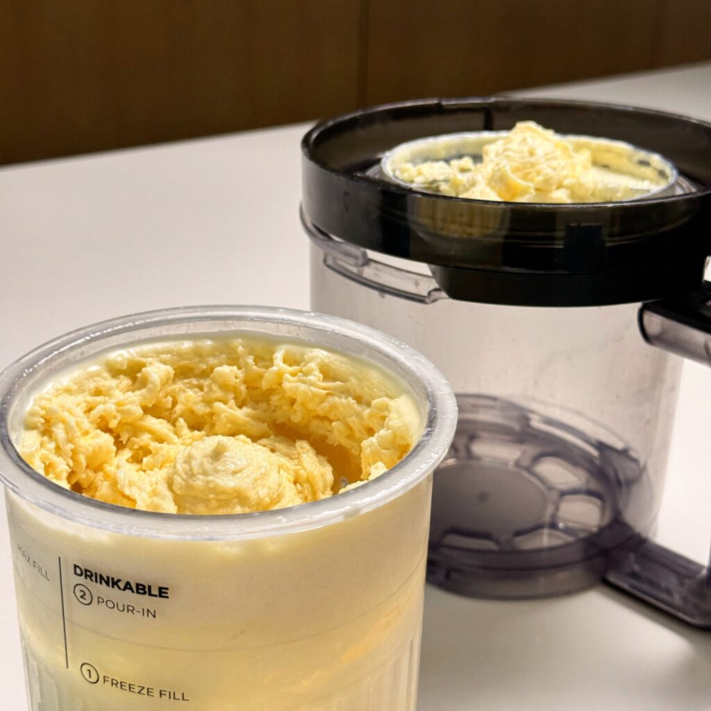 gooey butter cake ninja creami finsihed