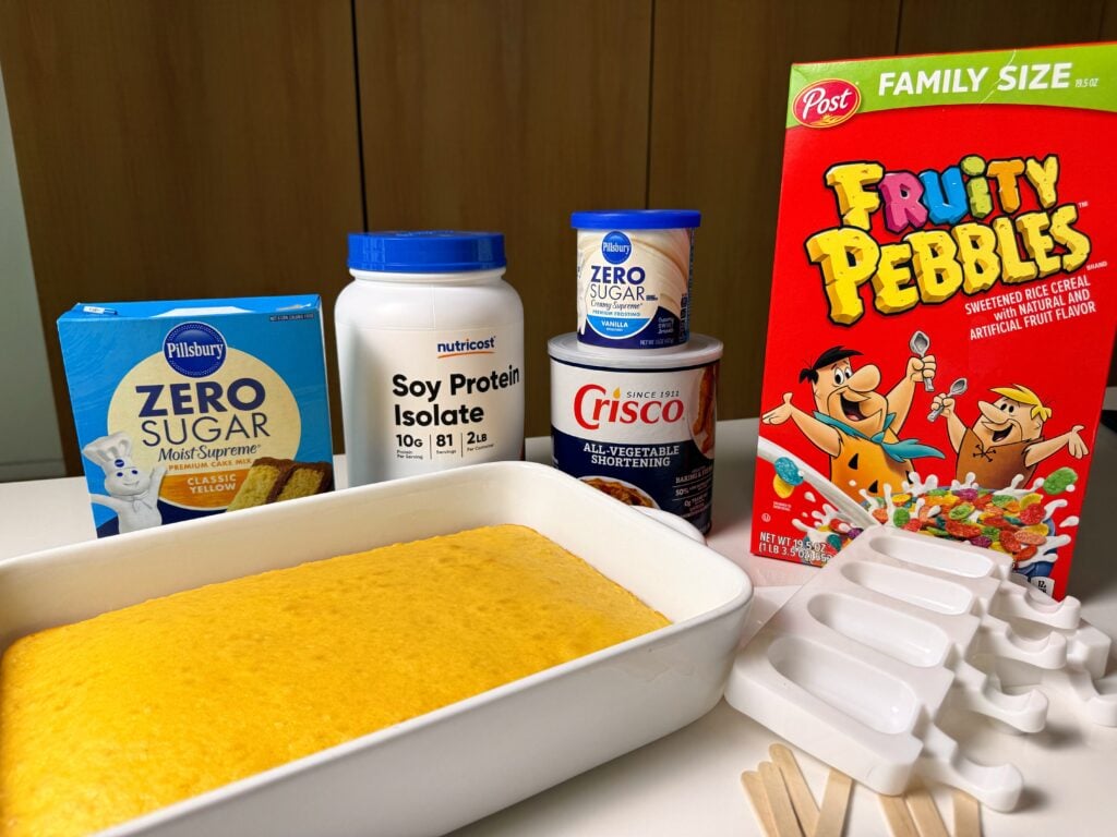 high protein fruity pebbles cake pop ingredients