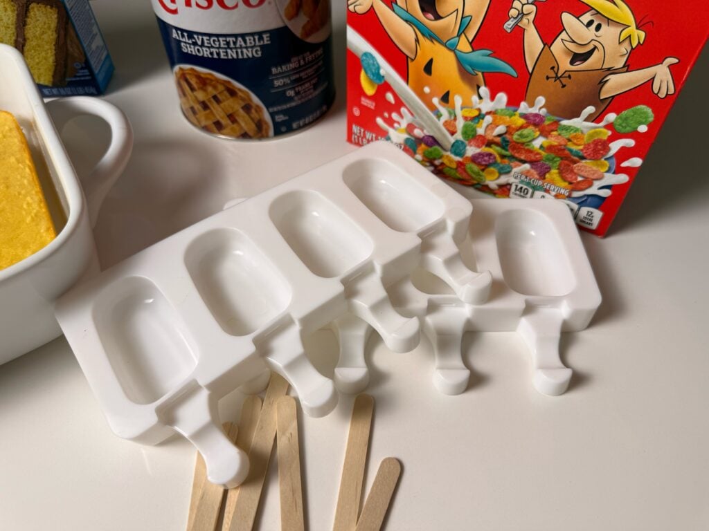 high protein fruity pebbles cake pop mold