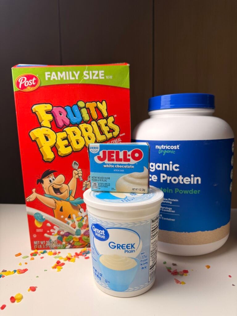 Ingredients for the Fluffy Yogurt