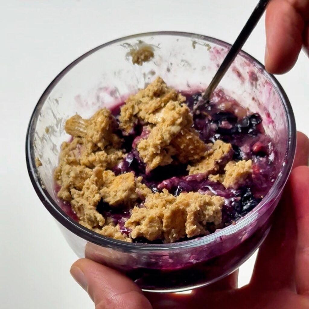 quick and easy blueberry cobbler