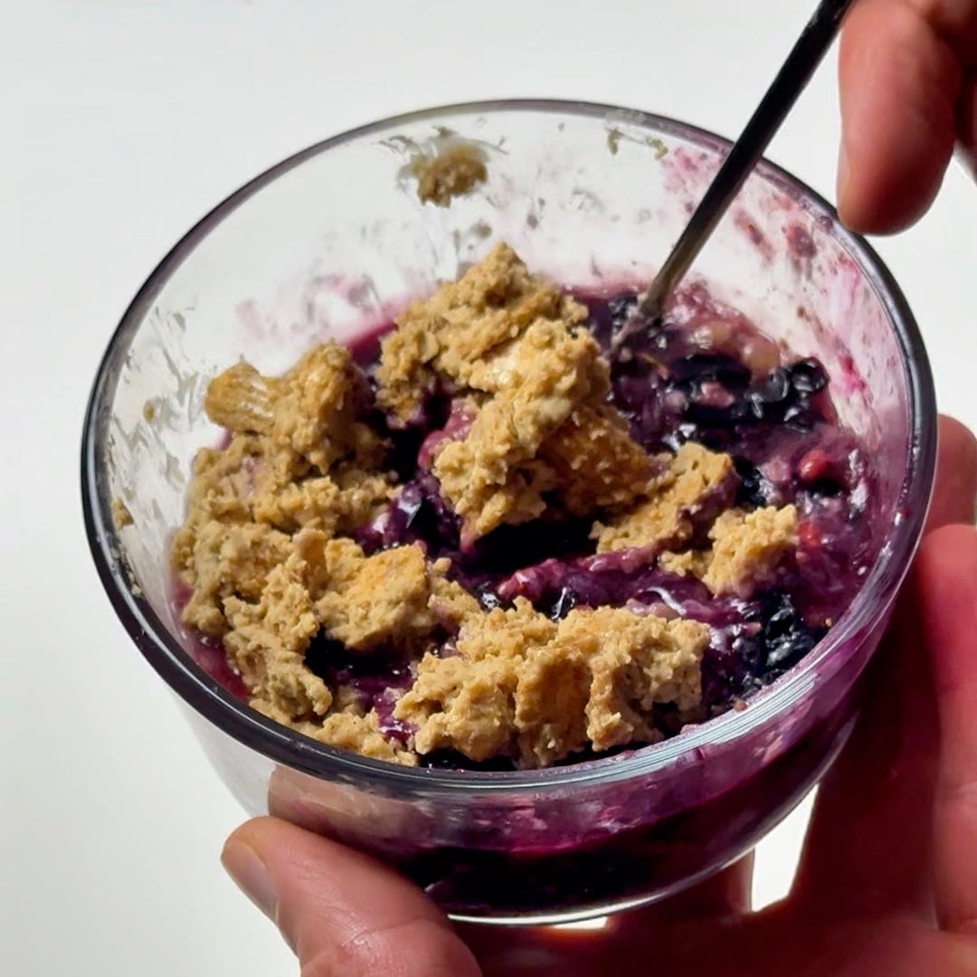 quick and easy blueberry cobbler