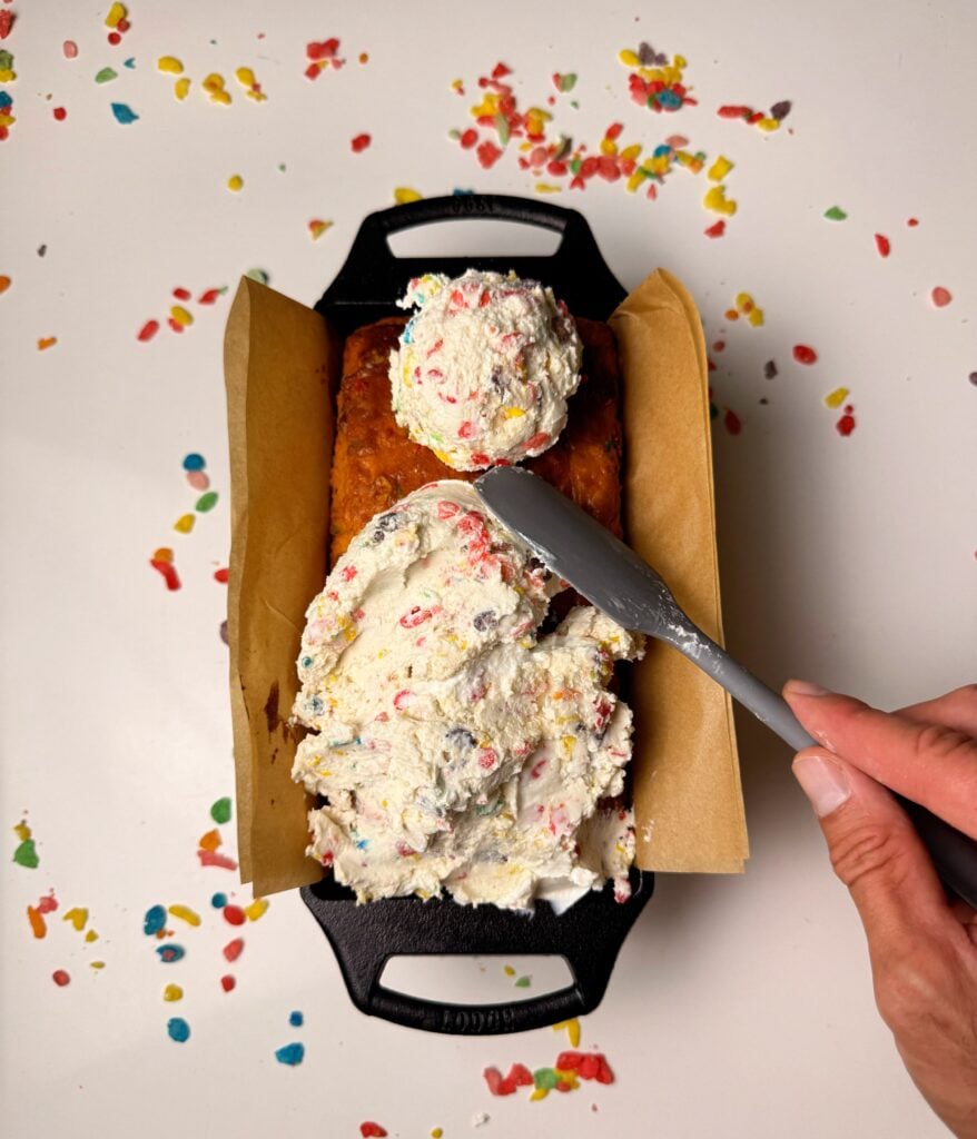 smoothing fluffy yogurt