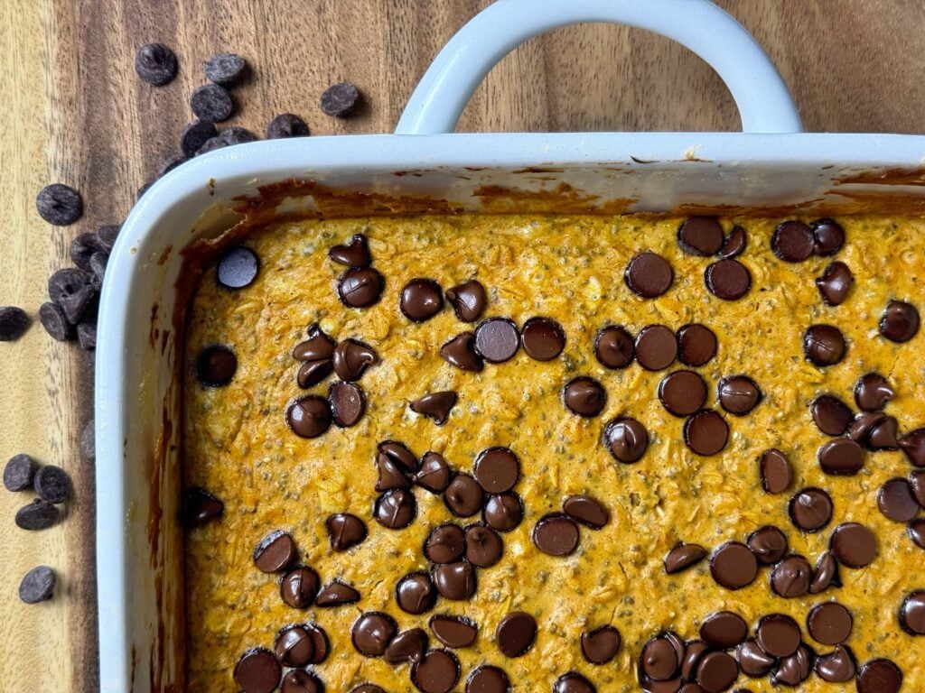 close up if the pumpkin bake