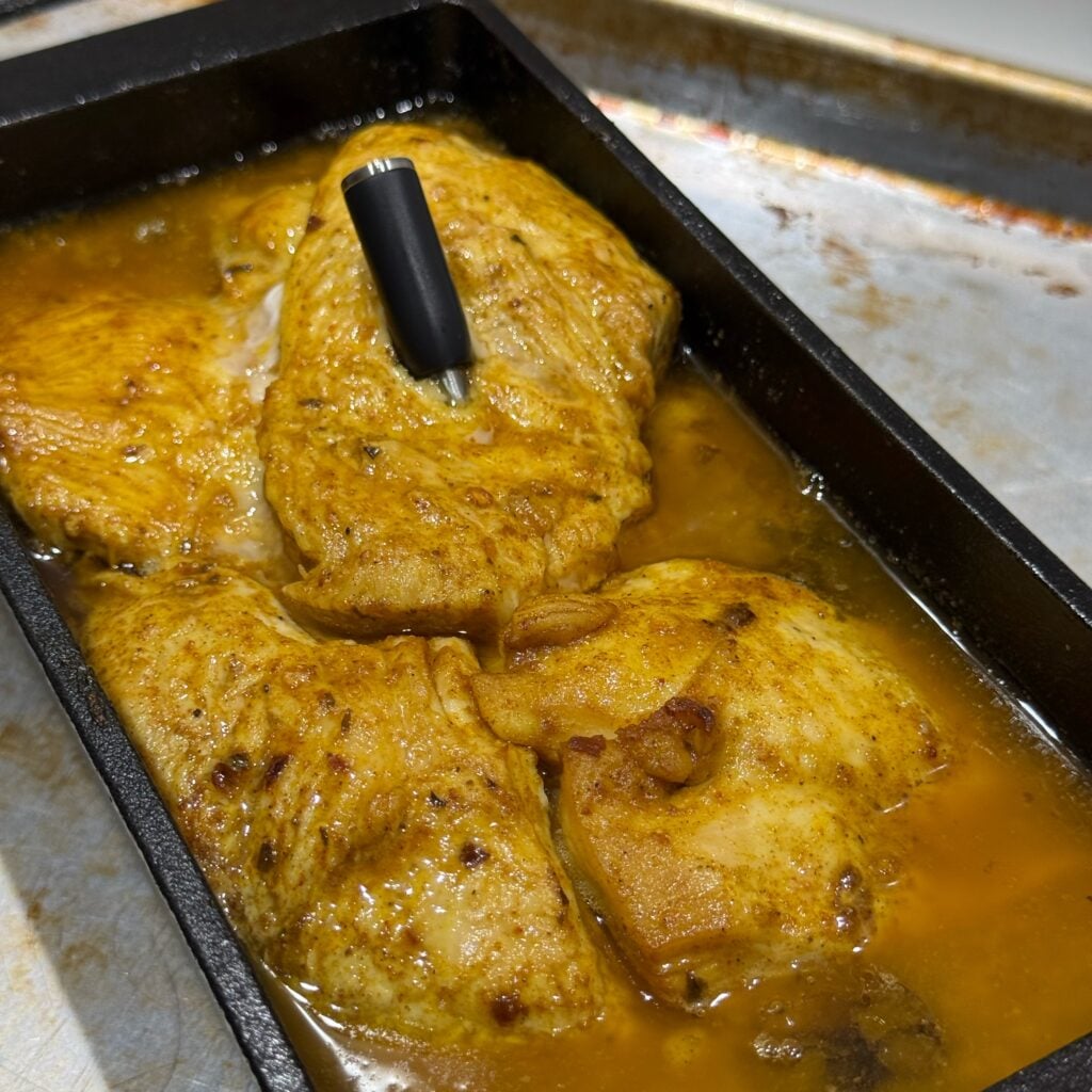 finished chicken shawarma meal prep