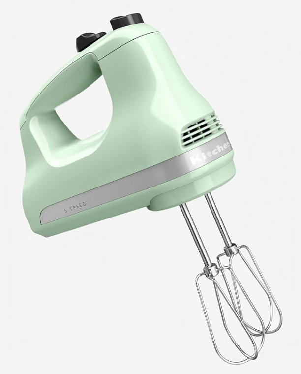 KitchenAid five-speed electric hand mixer