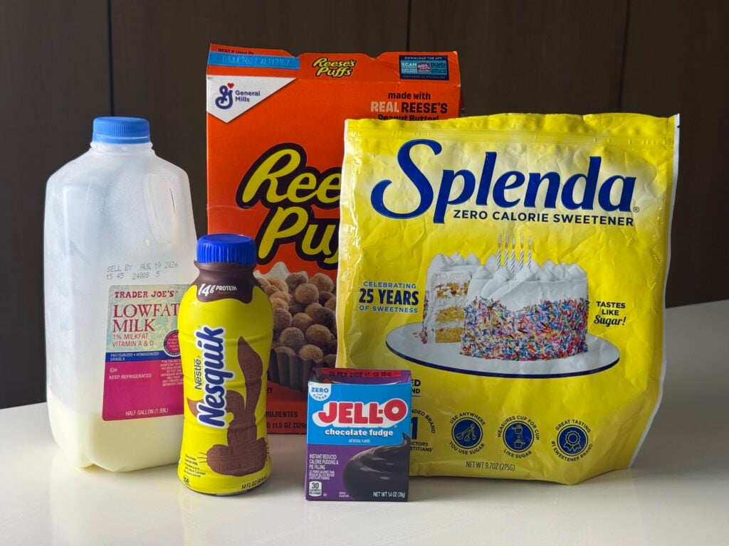 ninja creami high protein resees puffs ingredients