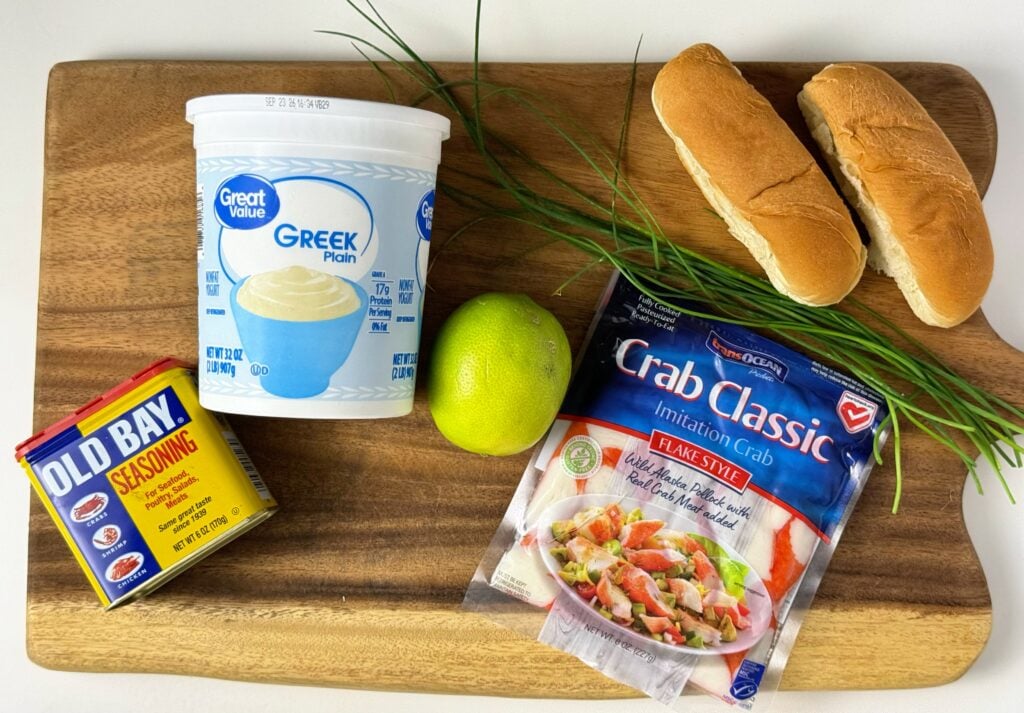poor mans lobster roll ingredients