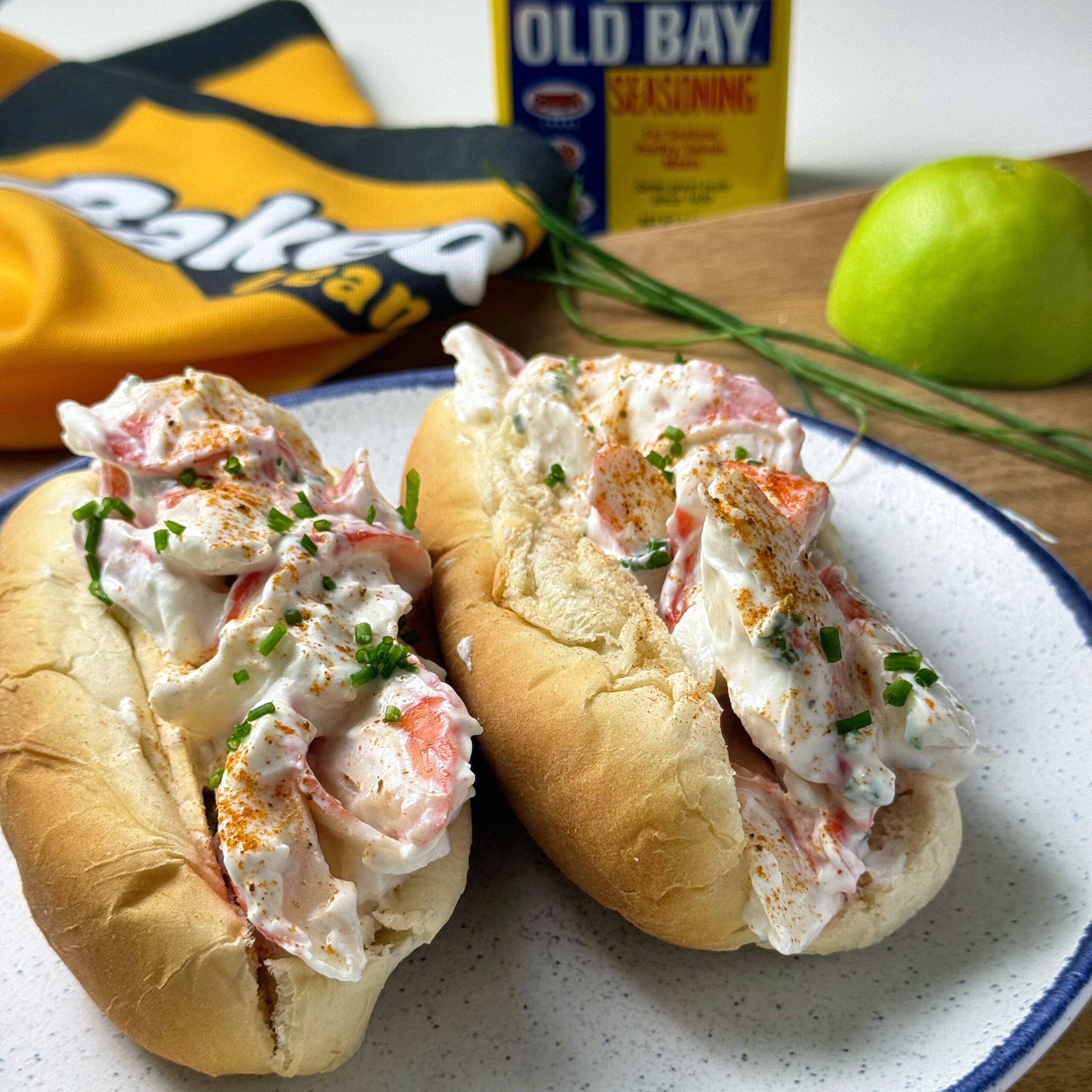 poor mans lobster rolls close up