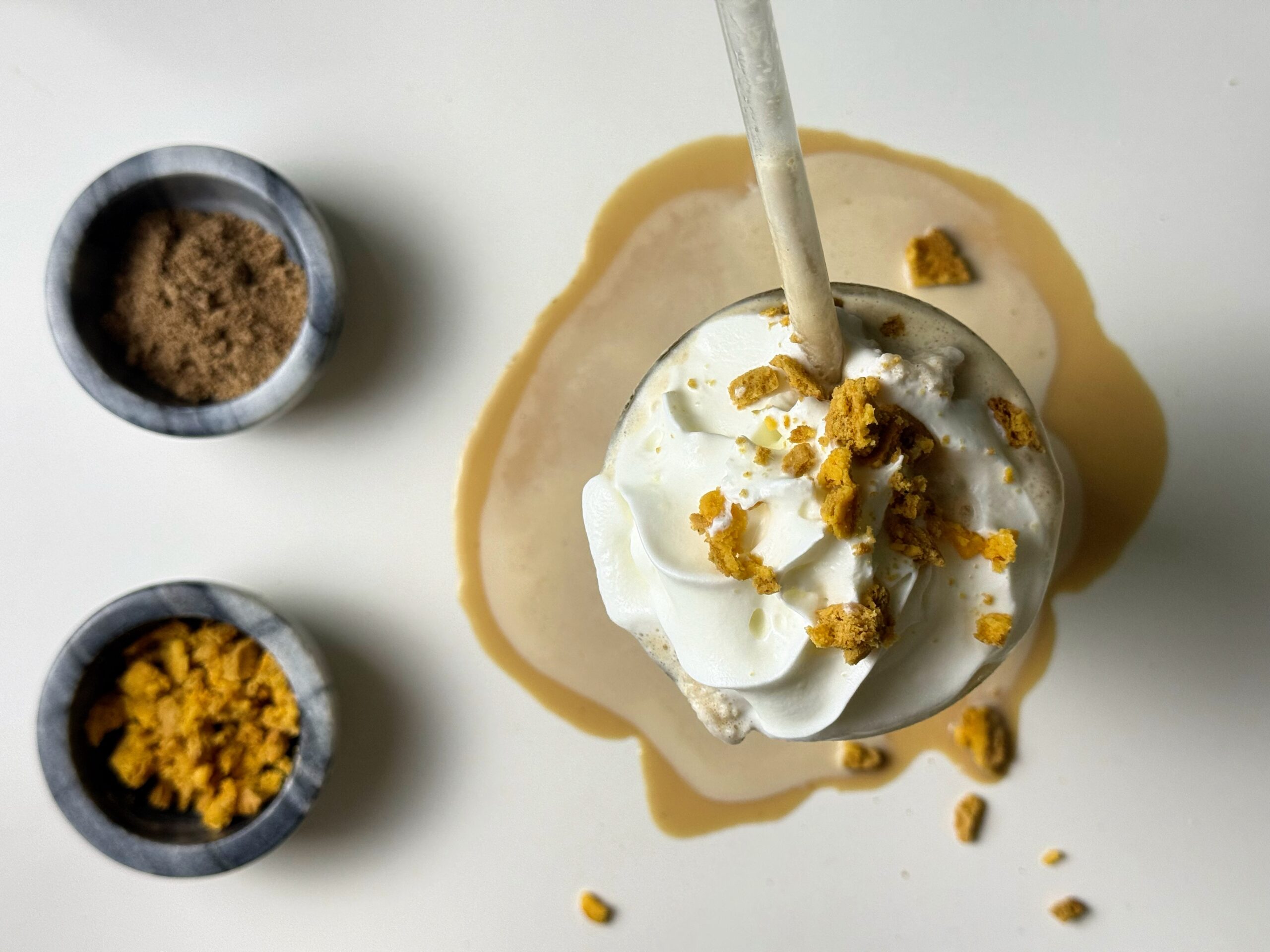 Pumpkin Spice Protein Frappé (High-Protein Recipe)