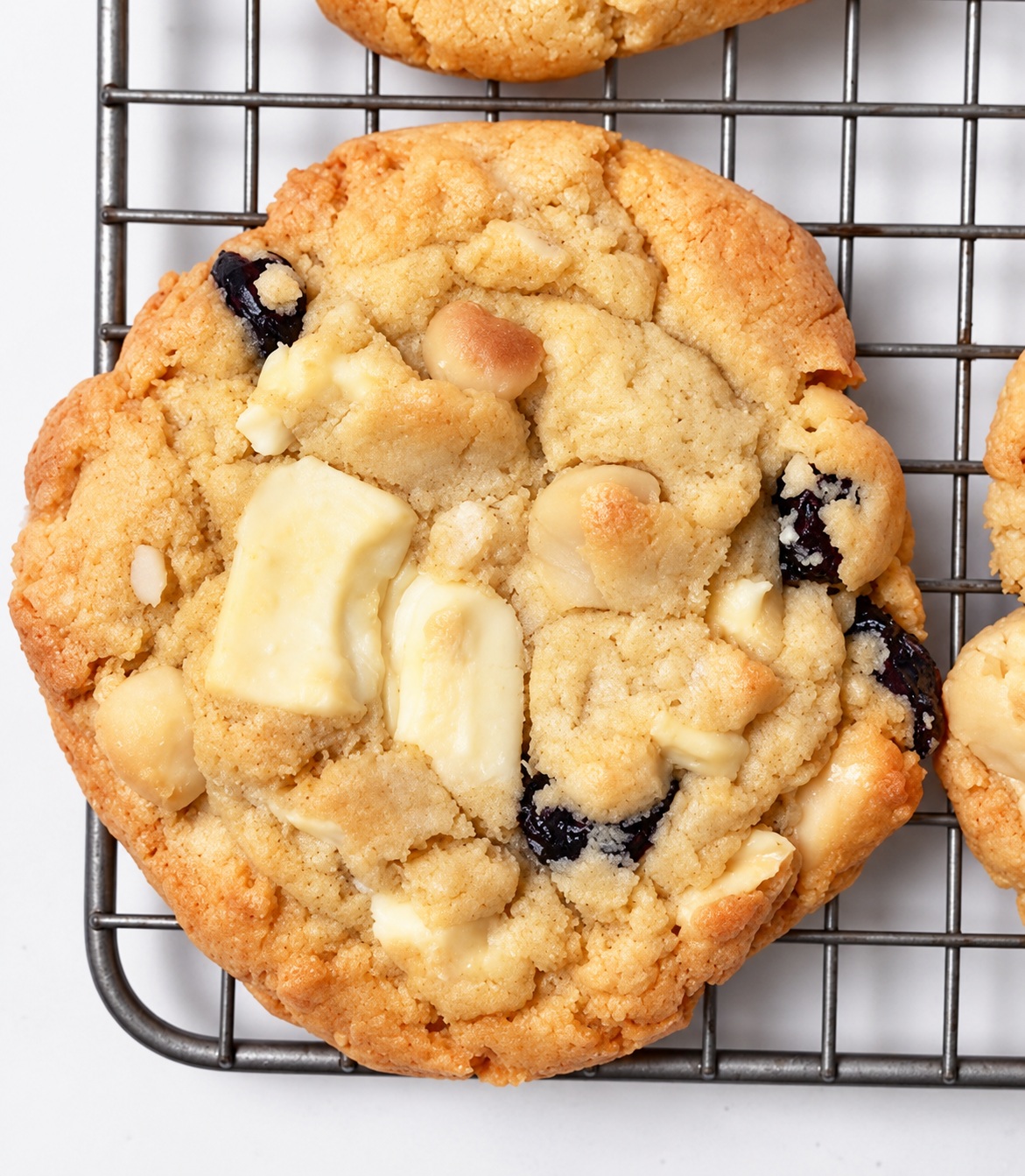 Gluten-Free White Chocolate Cherry Almond Cookies