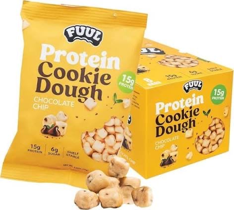 FUUL Chocolate Chip Protein Cookie Dough package and box