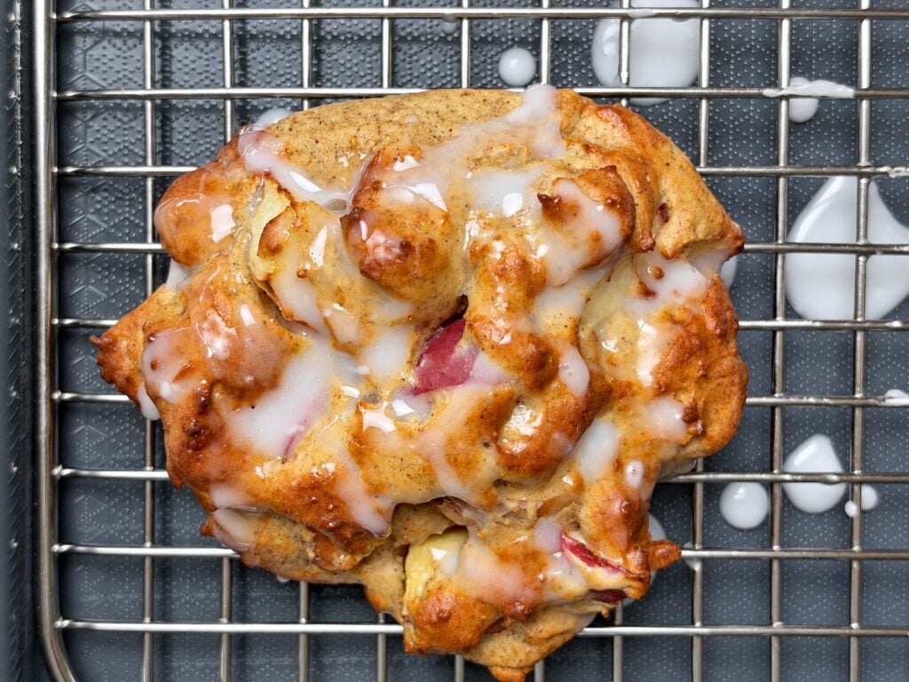 Healthy Air Fryer Apple Fritters (High-Protein Recipe)