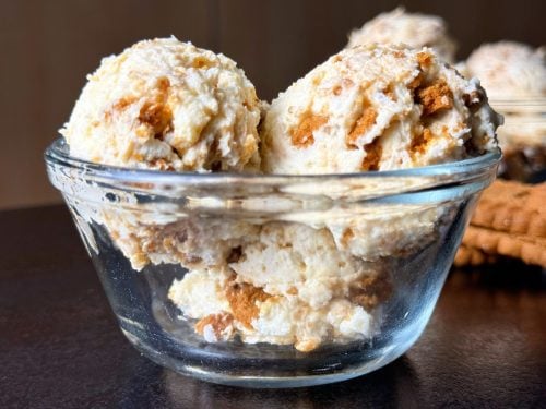delicious finished biscoff fluffy yogurt