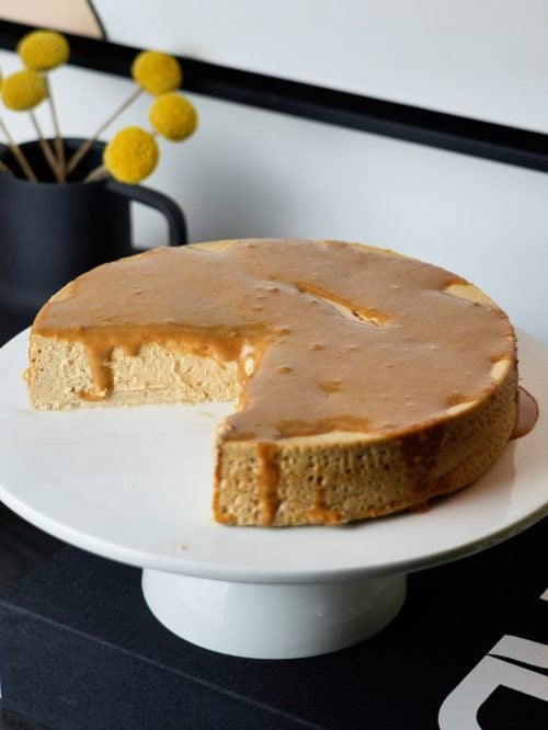 finished high protein healthy peanut butter pie