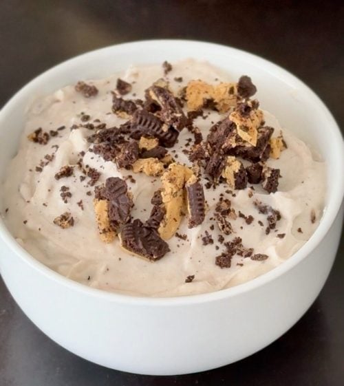 Finished Oreo Cheesecake Protein Bowl