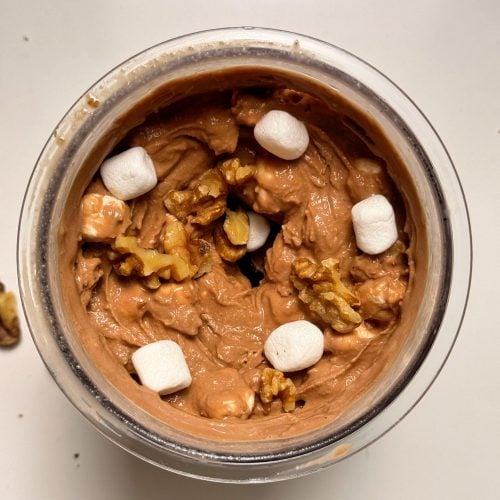 hero shot of the moose tracks protein ice cream