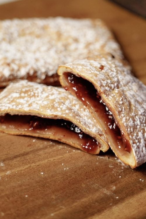 High Protein Toaster Strudel Close Up