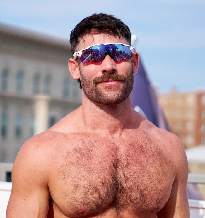 Jacob Hensley, founder and creator of BakedLean, photographed outside