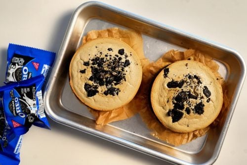 mini oreo cheesecake